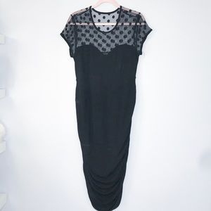 🤰Stork & Babe Polka Dot Maternity Dress